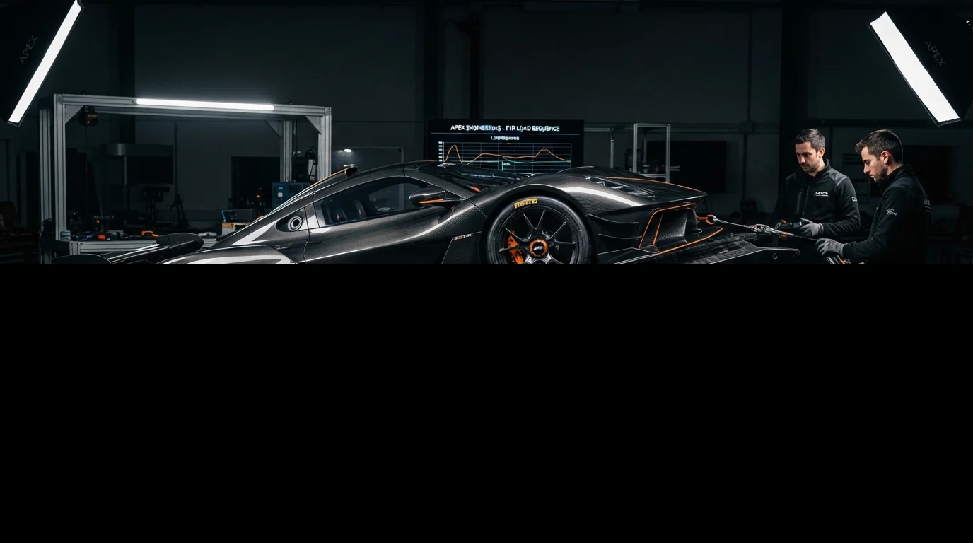 Sports cars when loaded